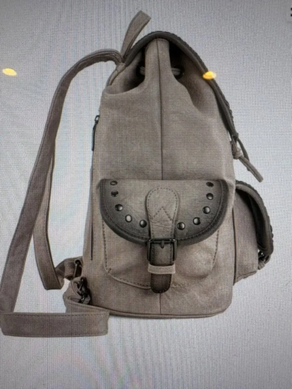 Montana West Stone Wash Backpack, Stone Wash, NWT